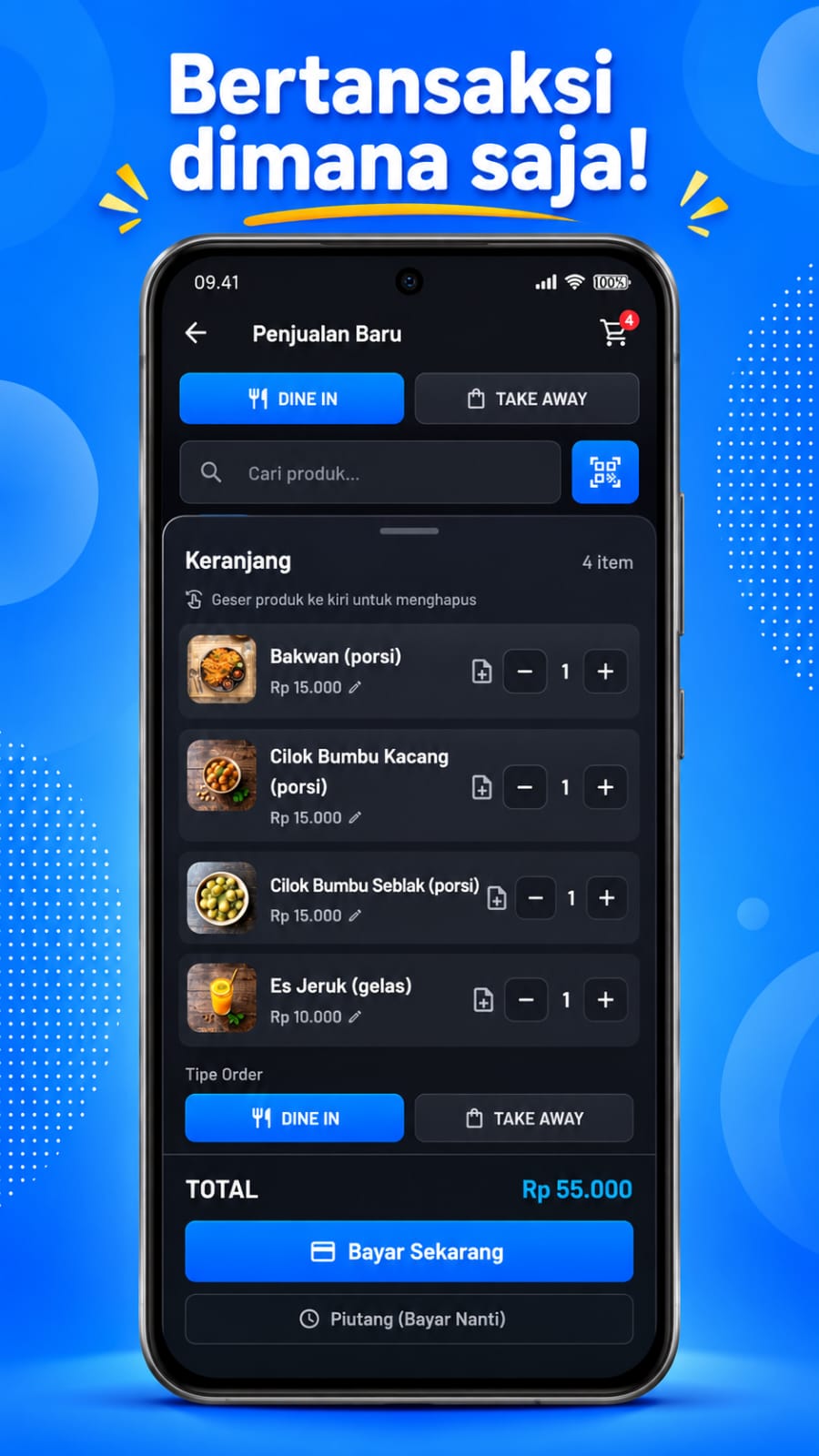 Bertransaksi dimana saja